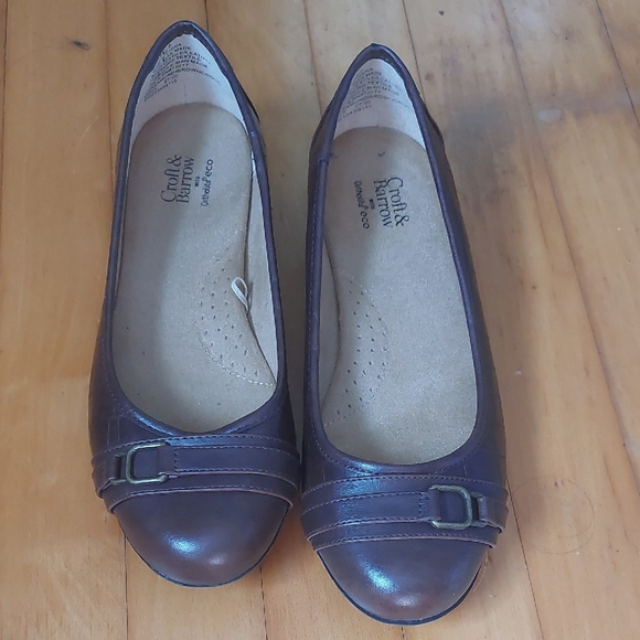 croft barrow Shoes Croft Barrow Brown Leather Flats Poshmark